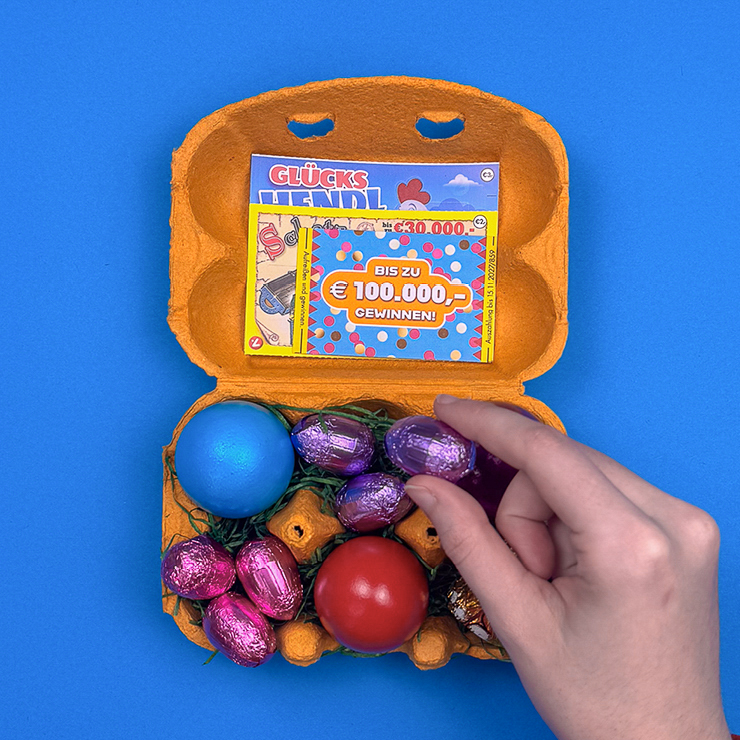 Ein Bild das zeigt, wie die restlichen Süßigkeiten dazugegeben werden. 