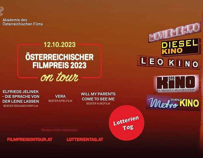 Lotterien Tag Österreichischer Filmpreis on tour