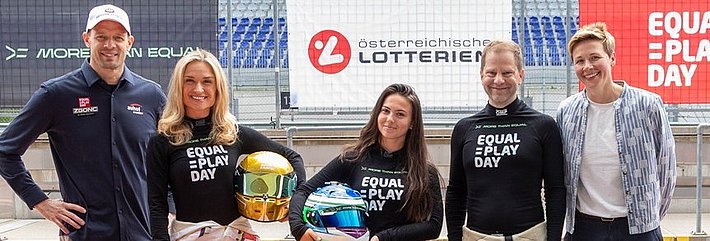 Equal Racing Day mit Alexander Wurz, Corinna Kamper-Campisi, Ivonn Simeonova, Georg Wawer und Fran Longstaff
