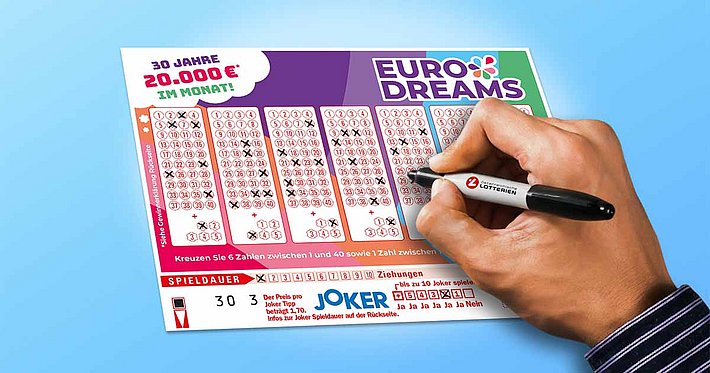 EuroDreams Wettschein