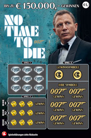 Rubbellos James Bond - bis zu 150.000 Euro gewinnen