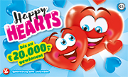 Rubbellos Happy Hearts - bis zu 20.000 Euro gewinnen