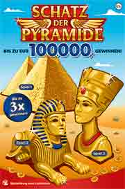 Rubbellos Schatz der Pyramide 