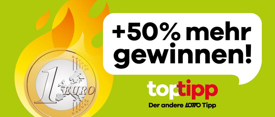 TopTipp - Mitspielen und bis 50 Prozent mehr gewinnen