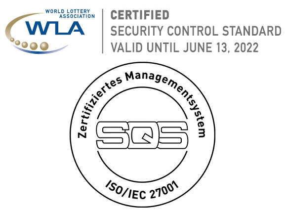 WLA SQS Logo - Österreichische Lotterien sind zertifiziert
